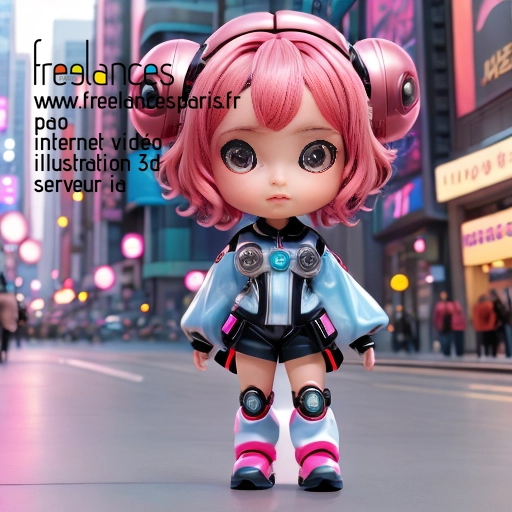 Pao mise en page internet vidéo illustration 3d serveur IA générative AI freelance paris studio de création magazines QTOIYAG0